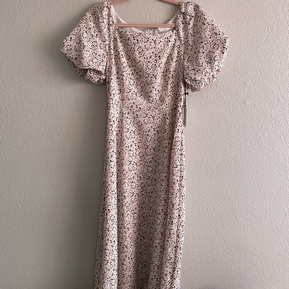 NWT Astr floral long dress